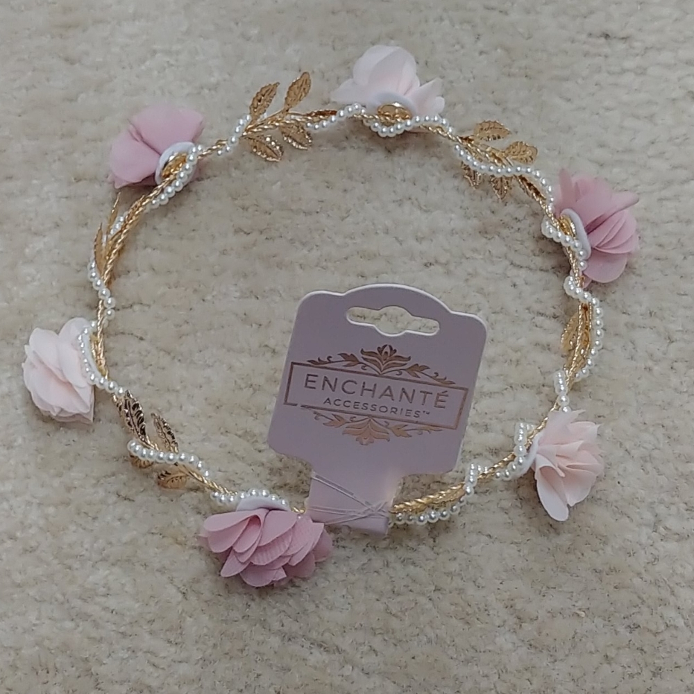 New Enchanted Ladies/Girls Head/ Hair Crown Gold